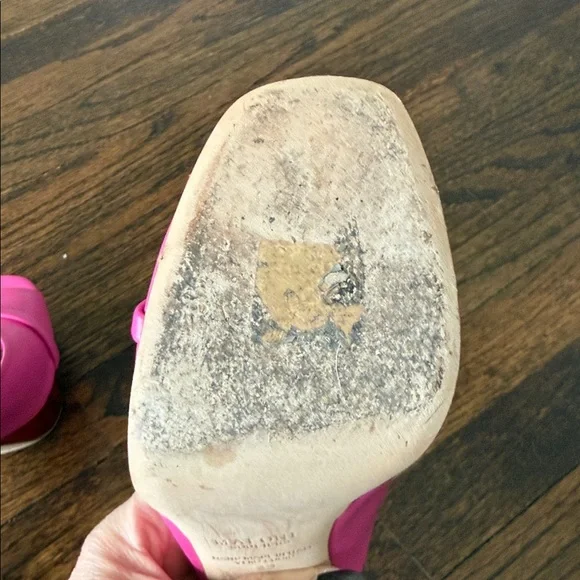 Malone Souliers Pink and Red Platform Heels - Picture 9 of 15